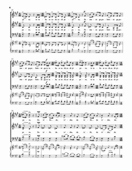 Dilmano Dilbero, Bulgarian Folk Song (SAB choir a cappella, Bass Drum and Bongos accompaniment) image number null