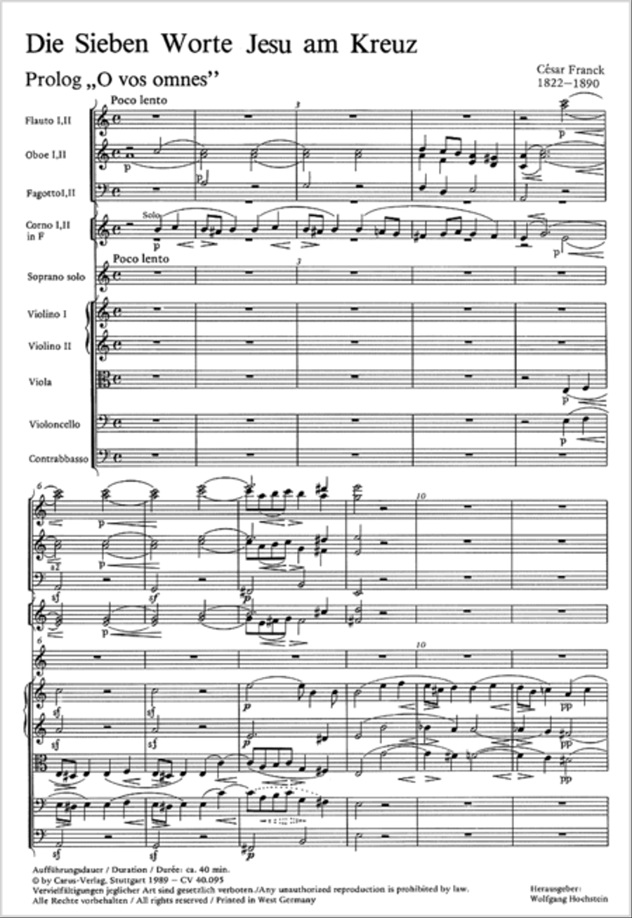 The Seven Words (Die Sieben Worte) 4-Part scores gallery preview page 138
