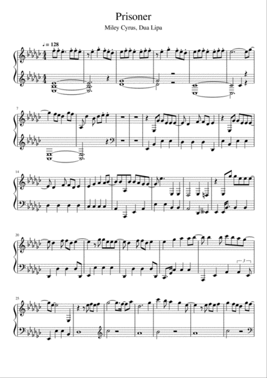 Prisoner Small Ensemble scores gallery preview page 1