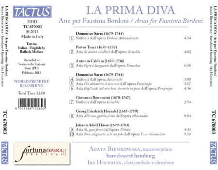 La Prima Diva - Arias