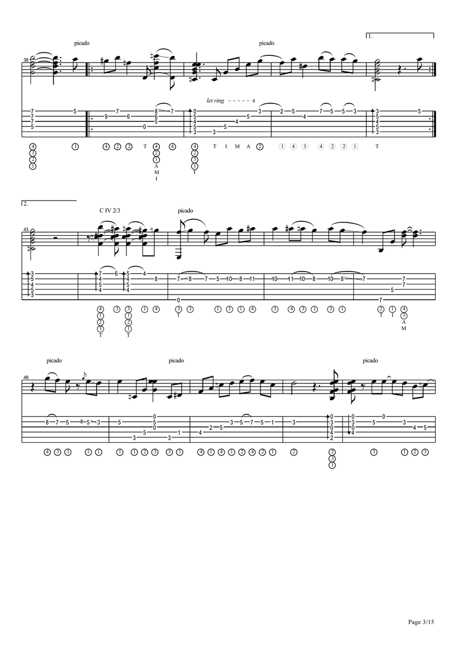 Vicente Amigo - Un Momento En El Sonido - 9 - Demipati Electric Guitar scores gallery preview page 3
