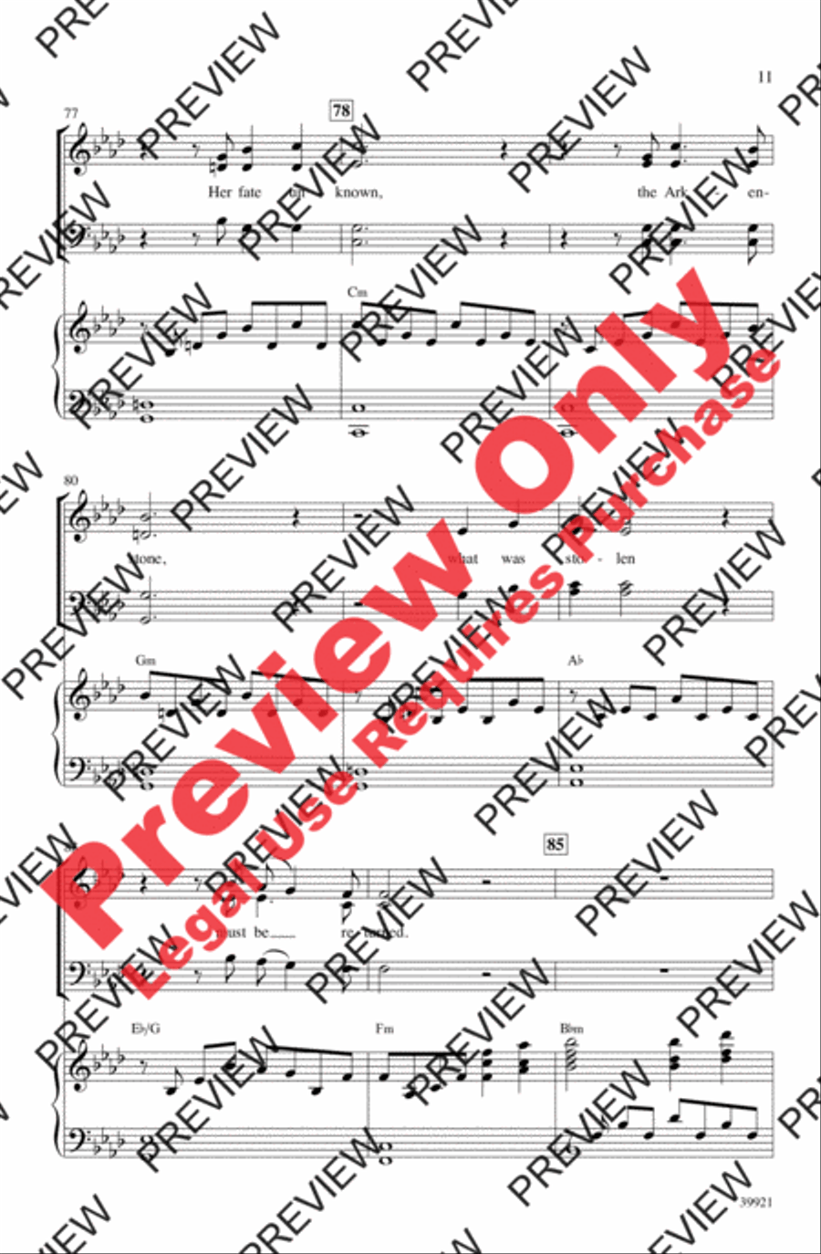 Song of the Lonely Mountain (from The Hobbit: An Unexpected Journey) - SoundTrax CD (CD only) Choir scores gallery preview page 10