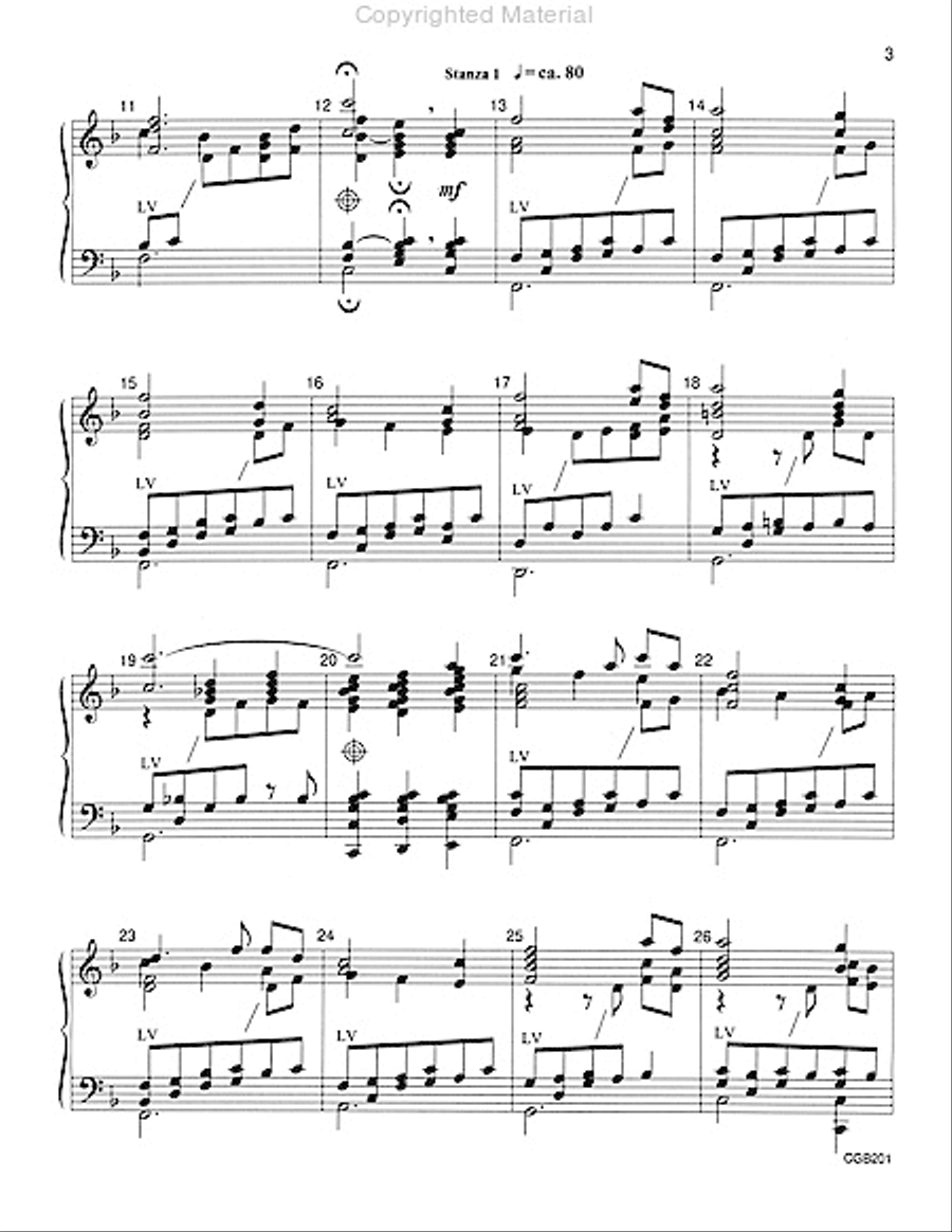 Amazing Grace Amazing Grace Handbell Choir scores gallery preview page 3