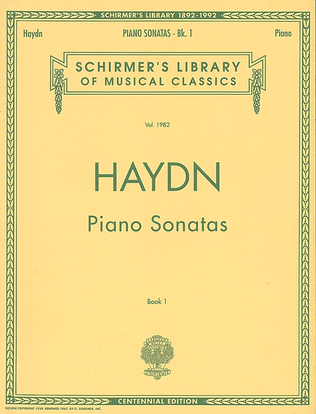 Book cover for Piano Sonatas – Book 1