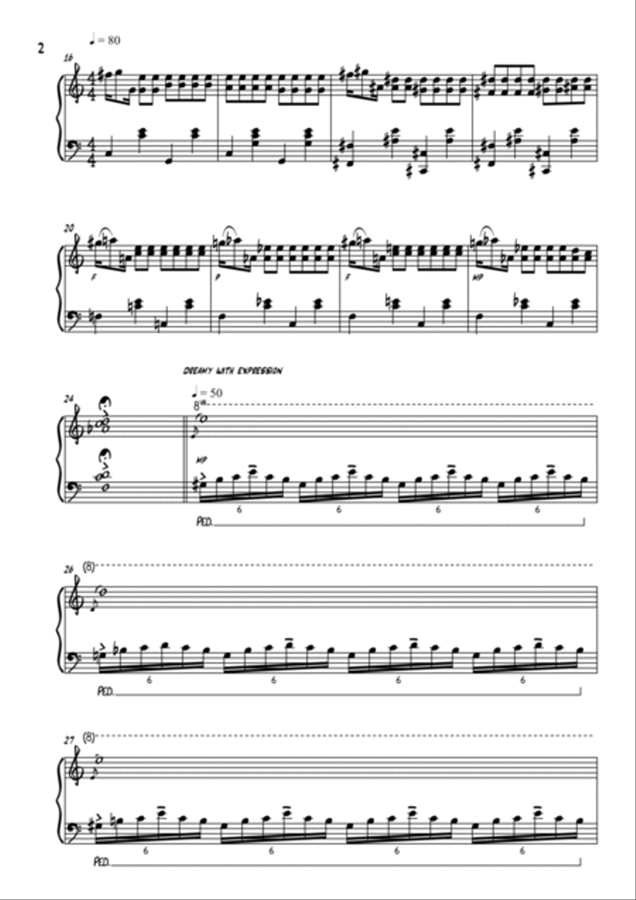 Memory Of Water - solo piano collection Piano Solo scores gallery preview page 3