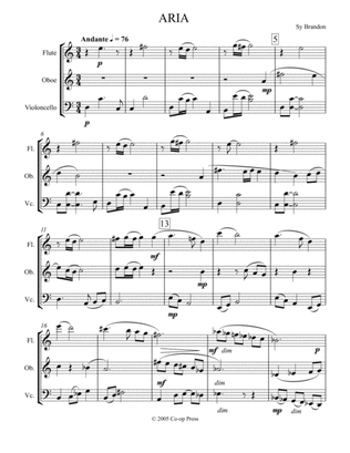Aria for Flute, Oboe and Cello