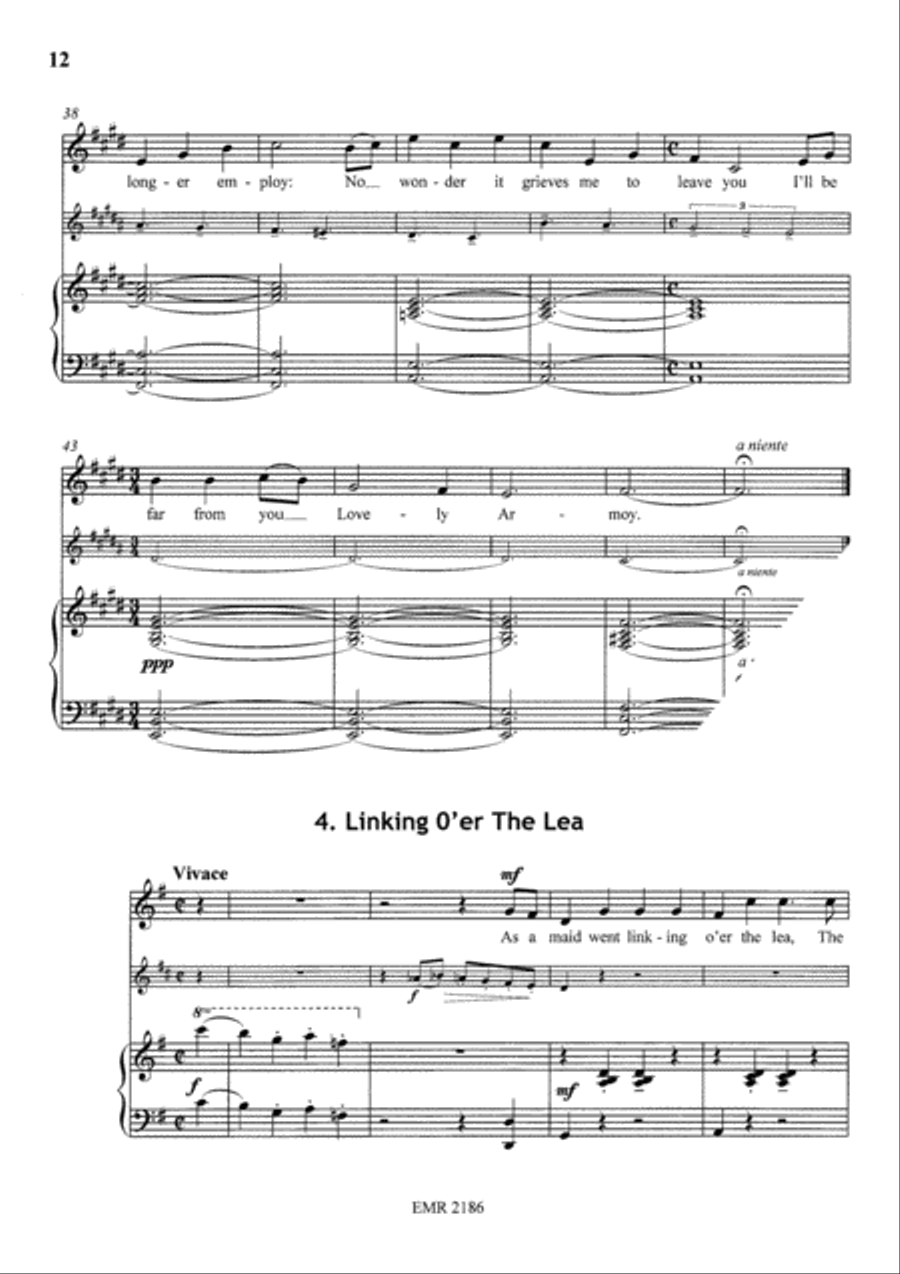 Four Irish Songs Horn scores gallery preview page 8