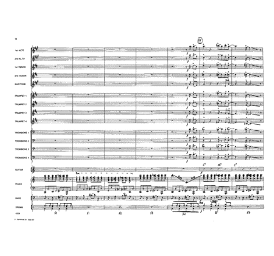 Piano Power Jazz Ensemble scores gallery preview page 9