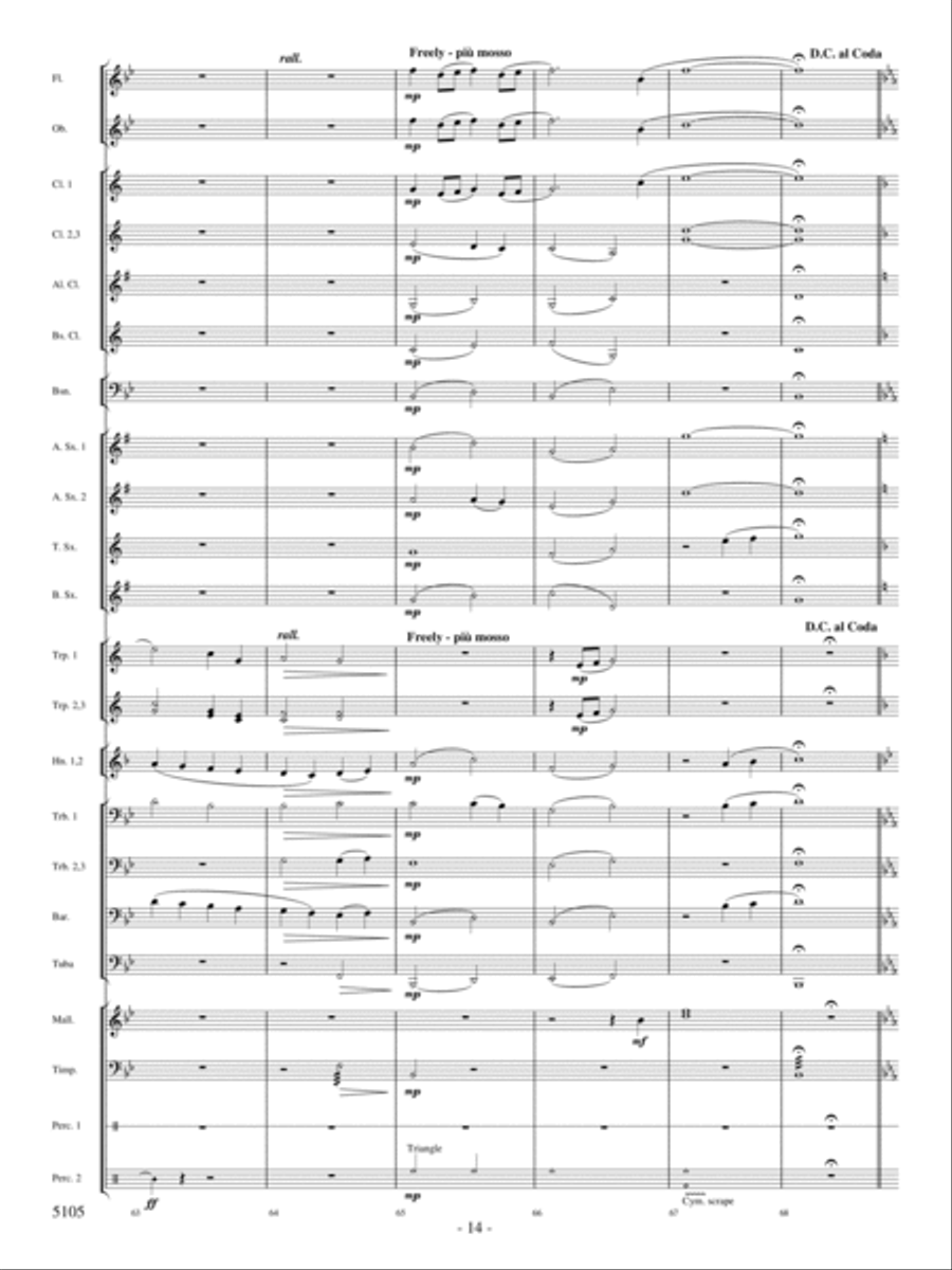 Infinite Horizons Concert Band scores gallery preview page 13