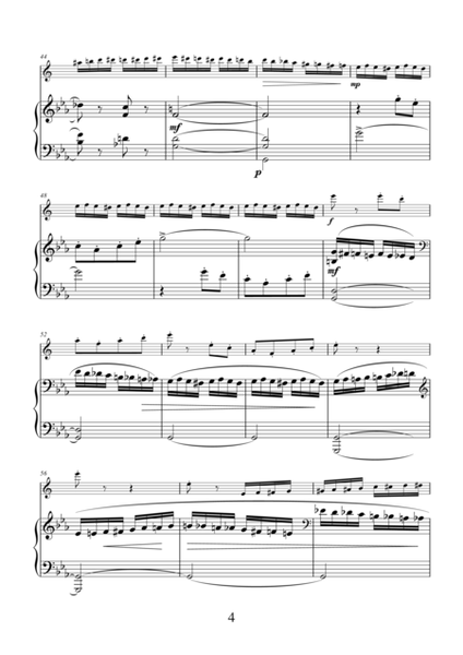 The Flight of the Bumblebee by Nikolai Rimsky-Korsakov, transcription for alto saxophone and piano