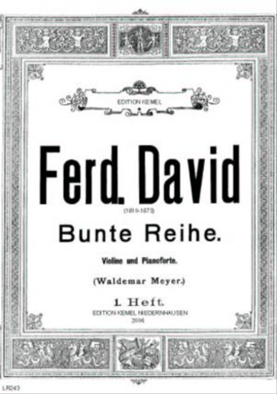 Bunte Reihe Bunte Reihe Violin Solo scores gallery preview page 1