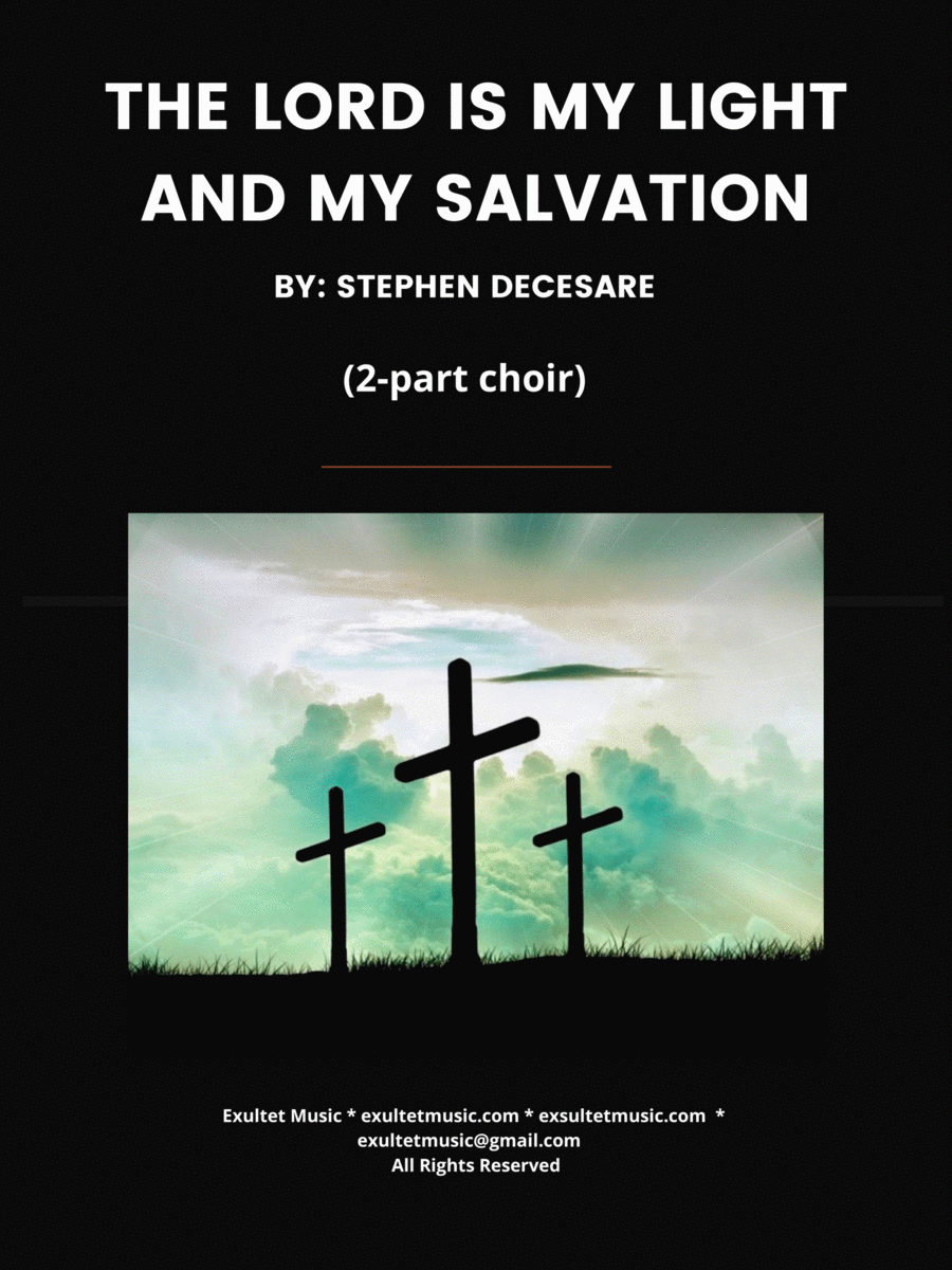 The Lord Is My Light And My Salvation (2-part choir) image number null