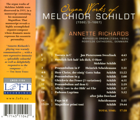 Organ Works of Melchior Schild