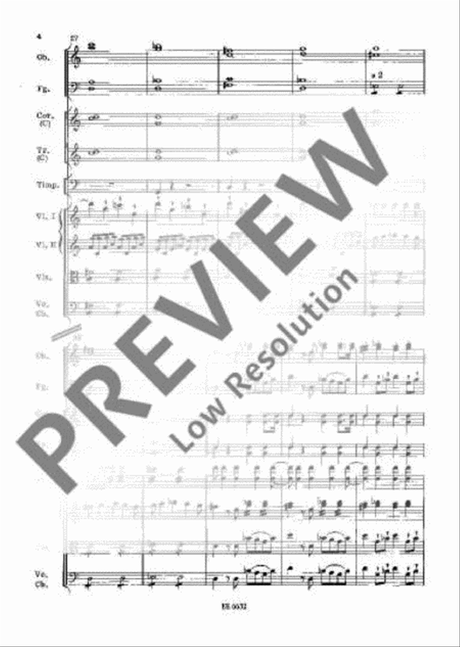 Symphony No. 34 C major Orchestra scores gallery preview page 15