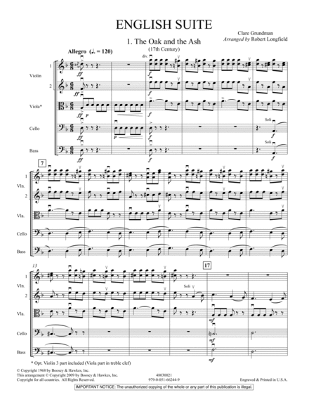 English Suite - Conductor Score (Full Score)