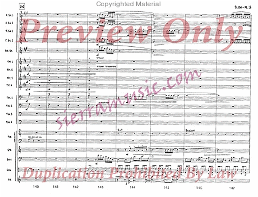 Bloom Jazz Ensemble scores gallery preview page 19