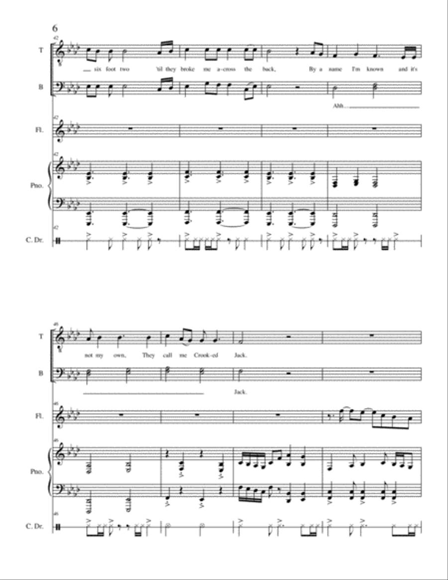 Crooked Jack TTBB scores gallery preview page 6