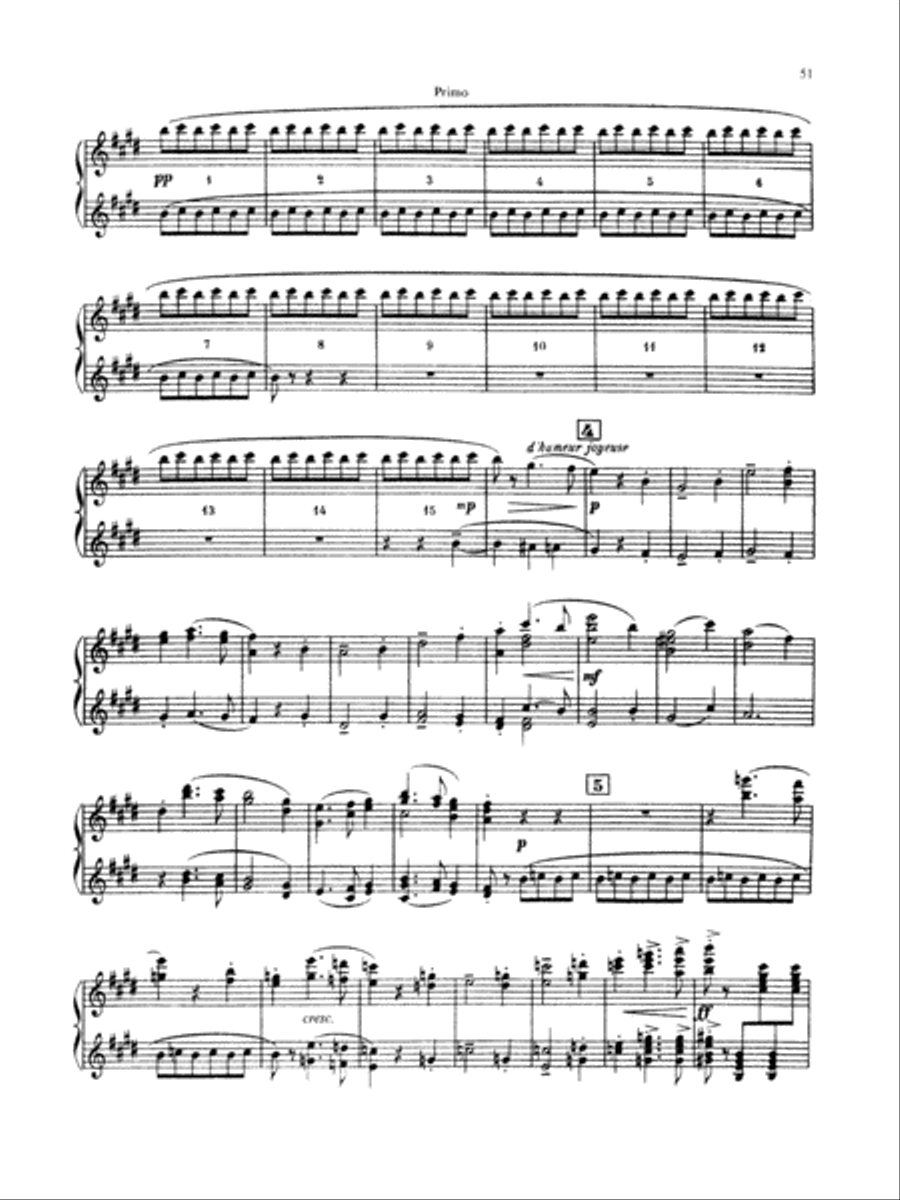 Schmitt: Album of Piano Duets, Volume II Piano Duet scores gallery preview page 6