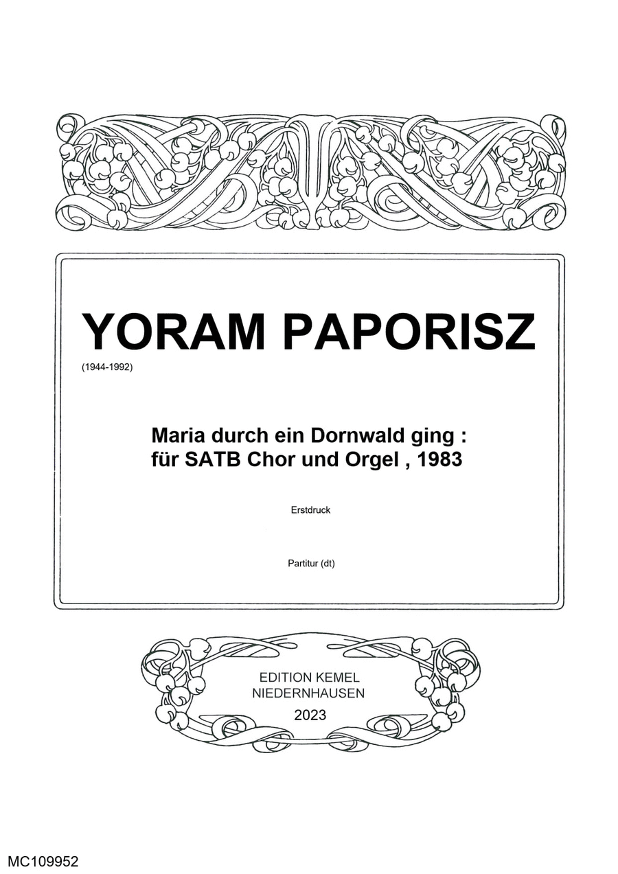 Maria durch ein Dornwald ging 4-Part scores gallery preview page 1