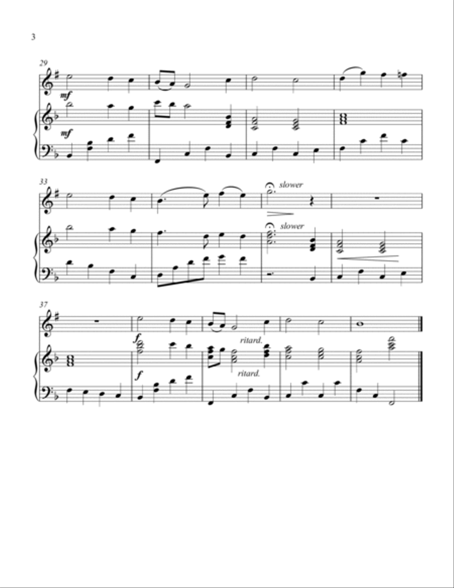 God Bless America B-Flat Clarinet scores gallery preview page 4