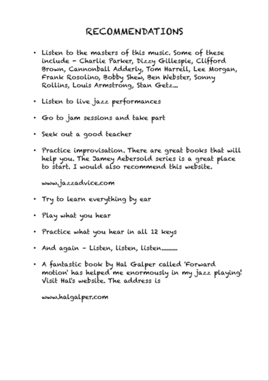 24 melodic jazz studies for any treble clef instrument Small Ensemble scores gallery preview page 3