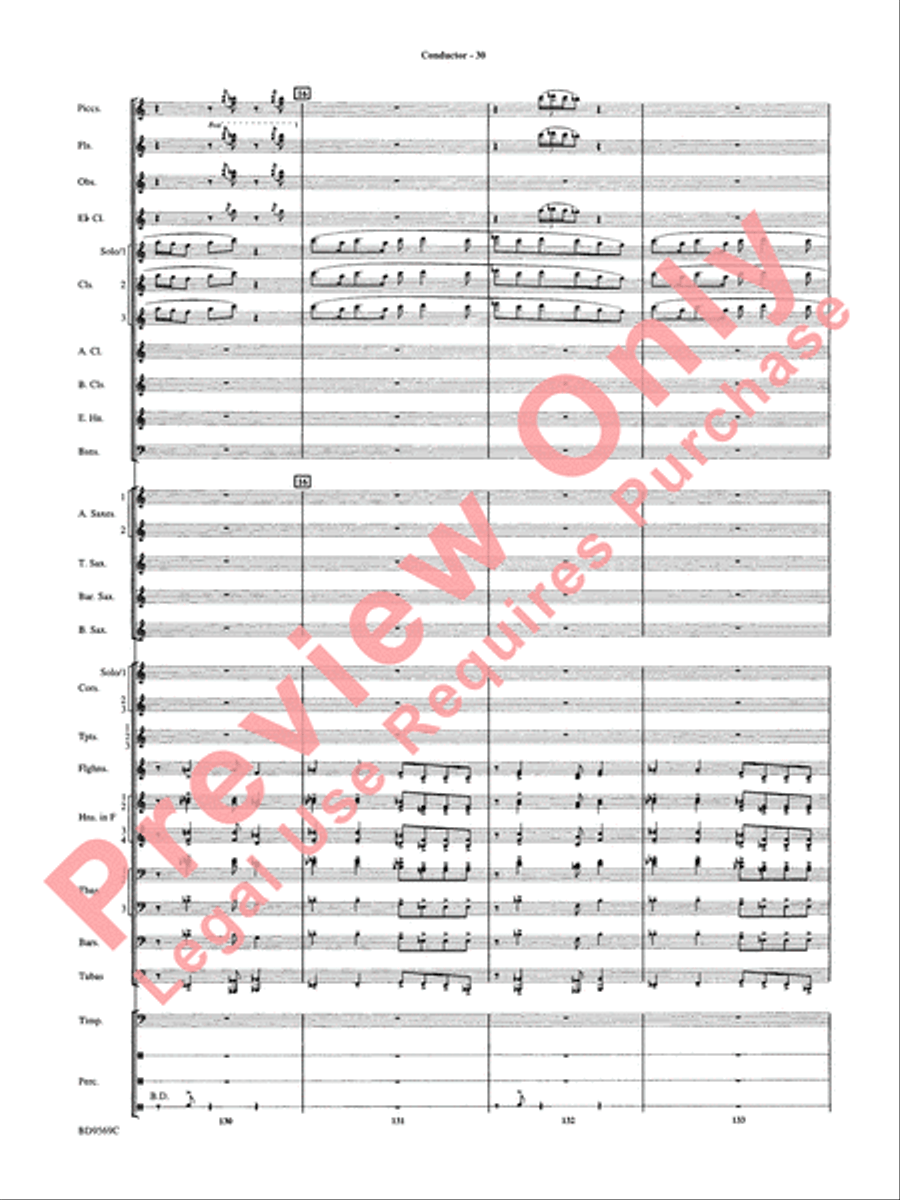 Jericho Concert Band scores gallery preview page 35