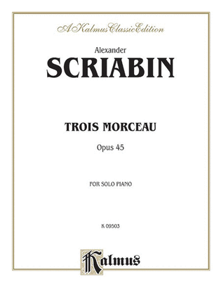 Book cover for Trois Morceau Op.45