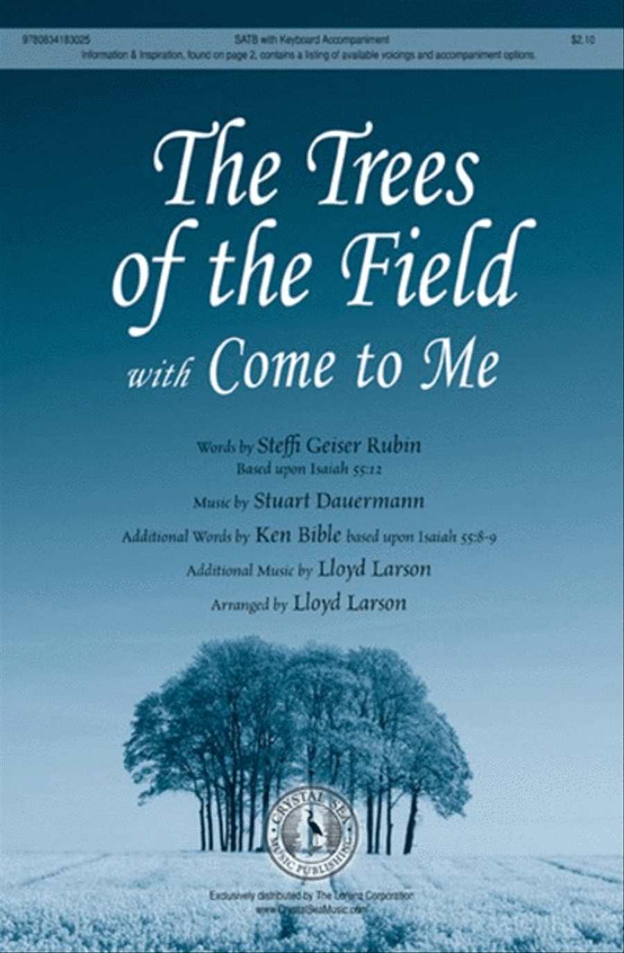 The Trees of the Field 4-Part scores gallery preview page 1