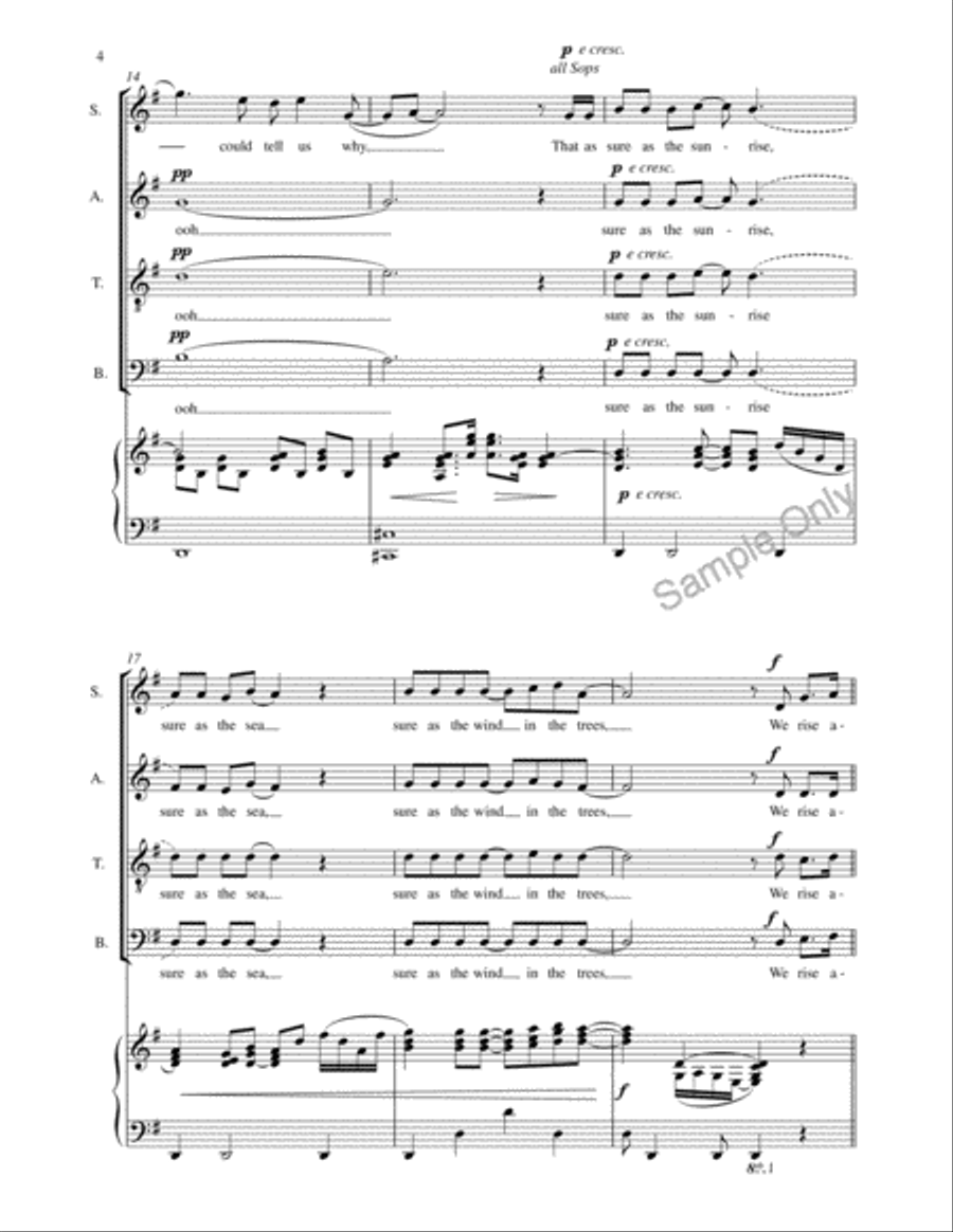 We Rise Again We Rise Again 4-Part scores gallery preview page 3