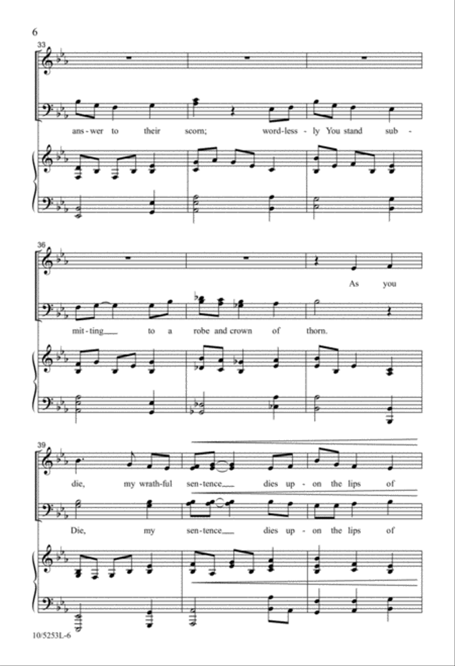 The Only Lamb 4-Part scores gallery preview page 6