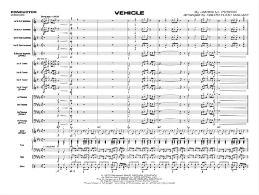 Vehicle Jazz Ensemble scores gallery preview page 2