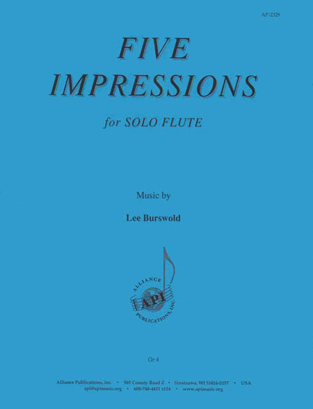 Five Impressions For Solo Flute