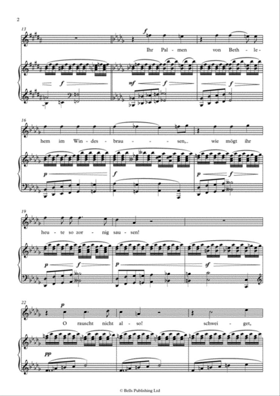 Die ihr schwebet (E-flat Major) Voice Solo scores gallery preview page 2