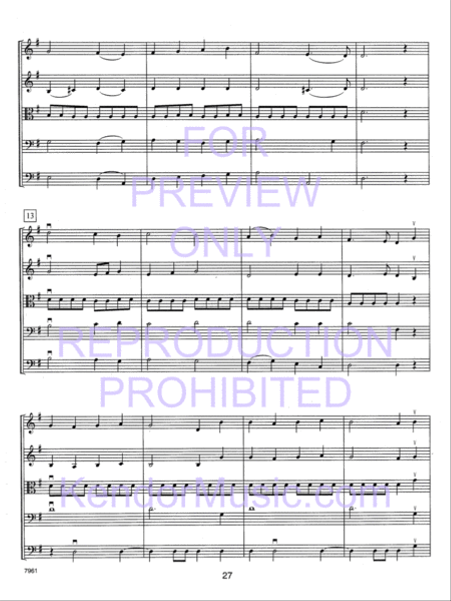 Holiday Strings (Score) String Orchestra scores gallery preview page 28