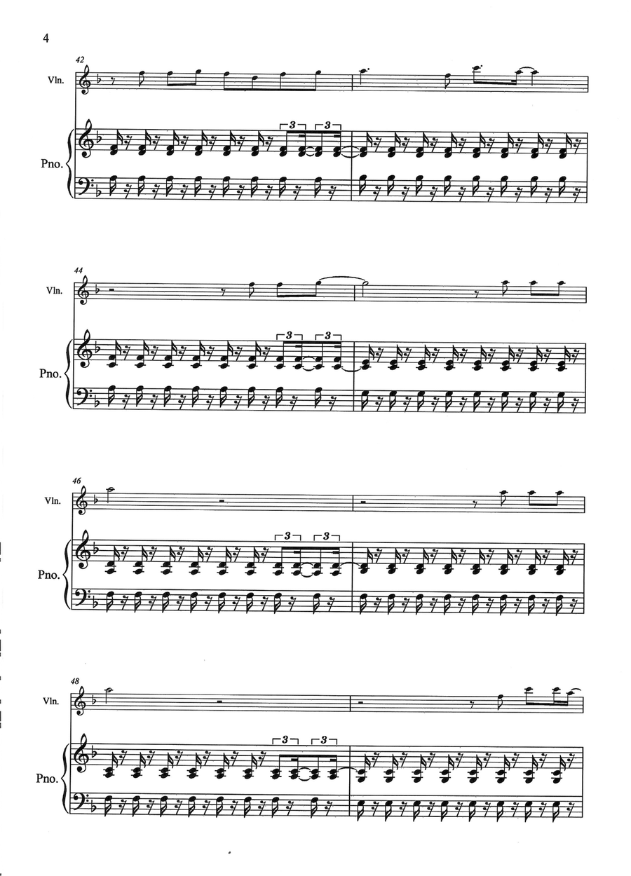 Faded Faded Violin Solo scores gallery preview page 4