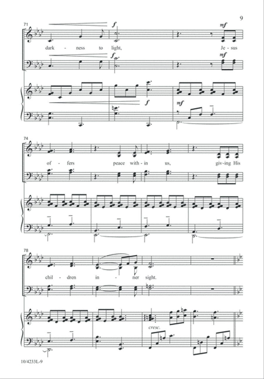 I Thank the Father I Thank the Father 4-Part scores gallery preview page 9