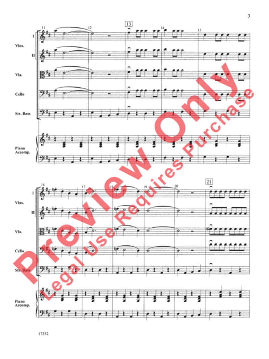 The Crawdad Song The Crawdad Song String Orchestra scores gallery preview page 4