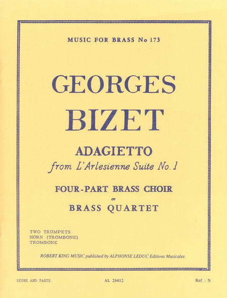 Adagietto"Arlesienne"Suite No.1 - Brass Quartet