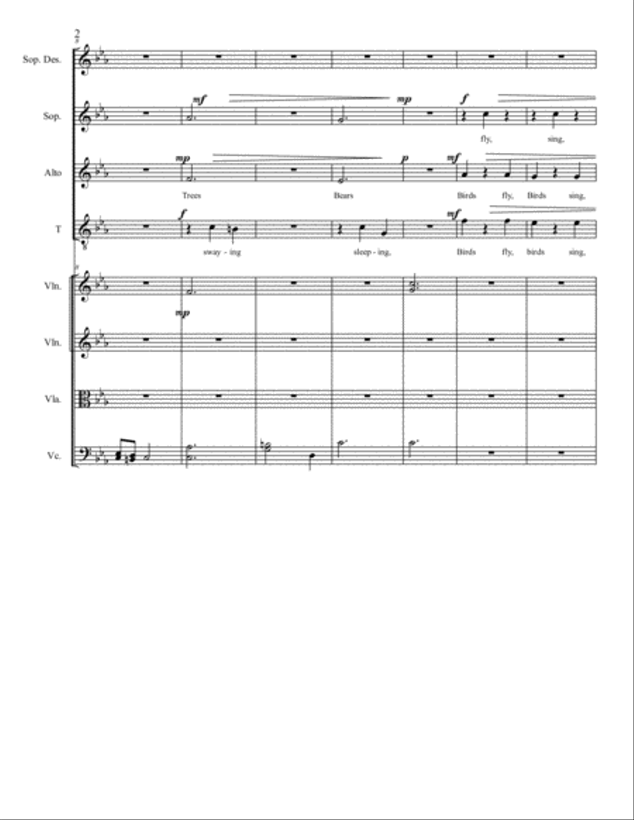 The Magical Woods Choir scores gallery preview page 2