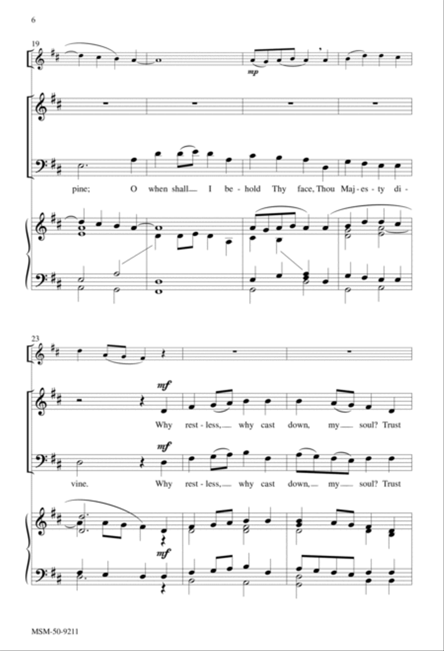 As Pants the Hart for Cooling Streams 2-Part scores gallery preview page 4