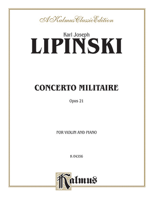 Book cover for Concerto Militare, Op. 21