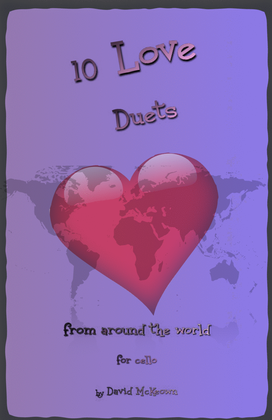 Book cover for 10 Love Duets for Cello