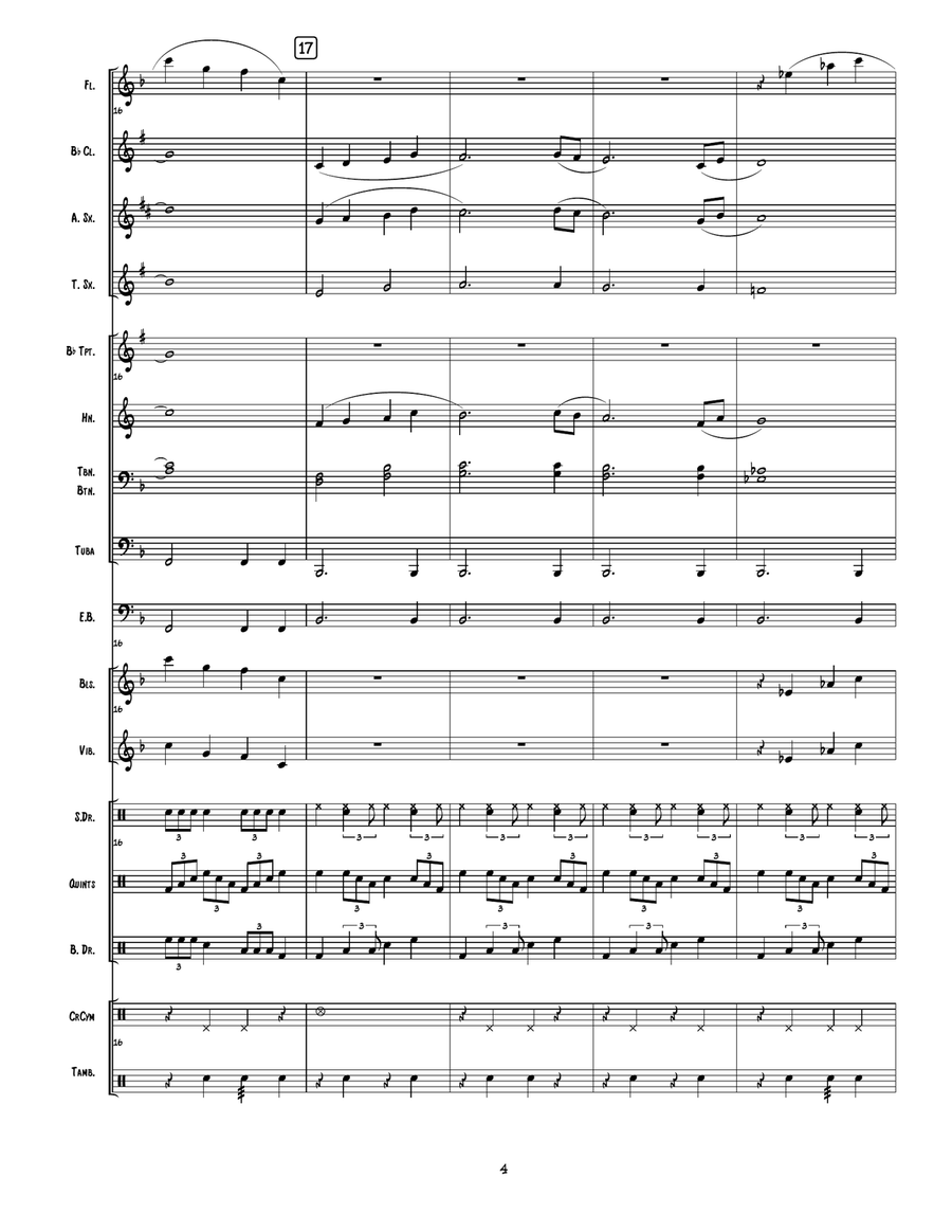 We Like To Party! Marching Band scores gallery preview page 5