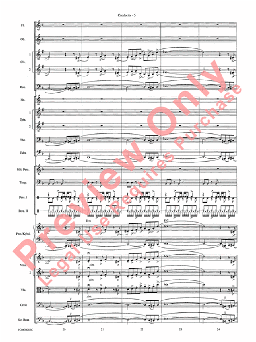 The Pink Panther Full Orchestra scores gallery preview page 8