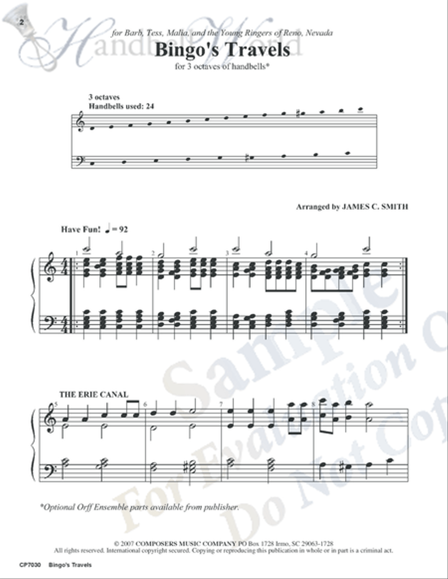 Bingo's Travels Bingo's Travels 3-Octaves scores gallery preview page 2