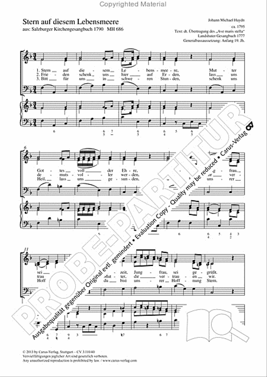 Stern auf diesem Lebensmeere 3-Part scores gallery preview page 2