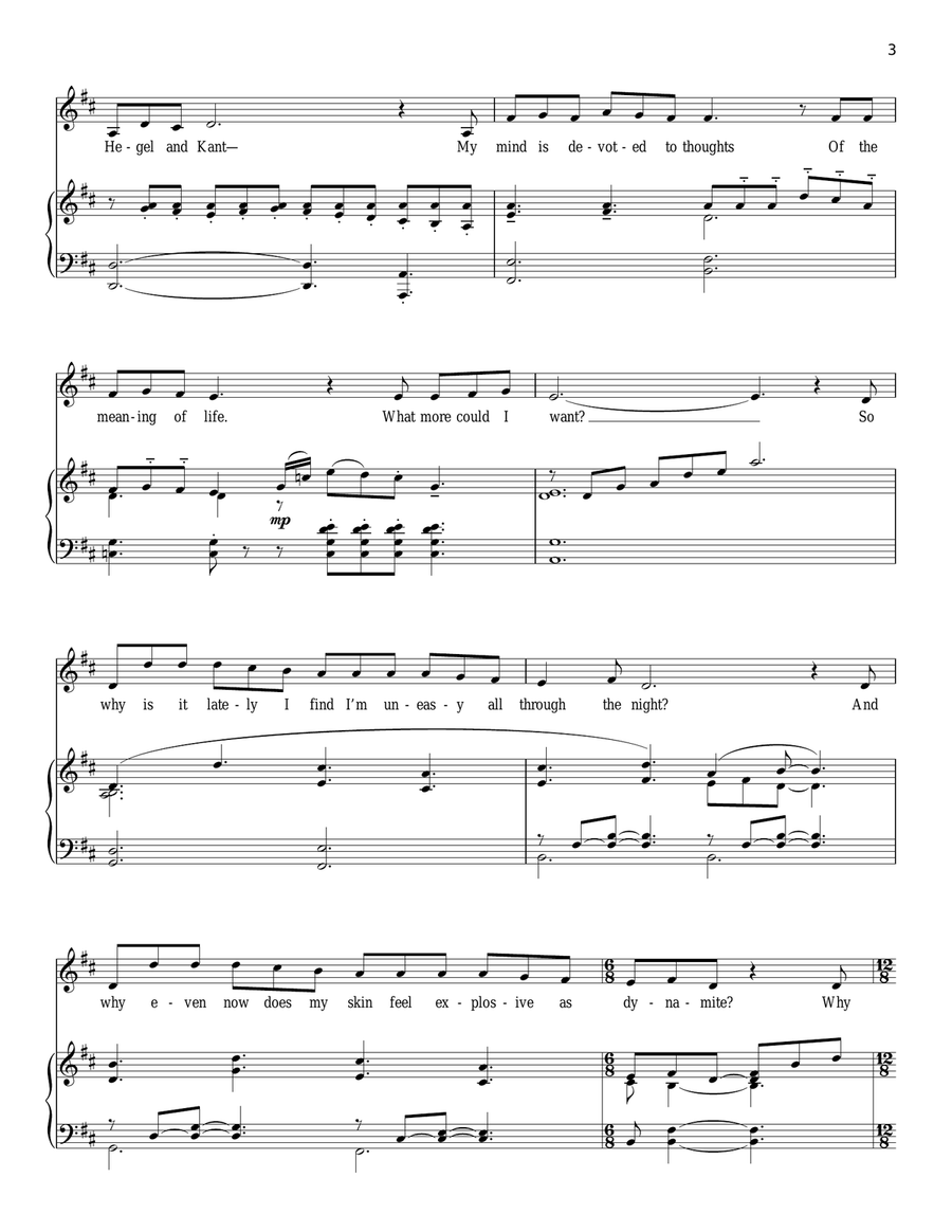 How I Am How I Am Voice scores gallery preview page 3