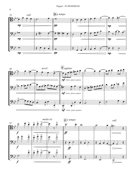 In Memoriam: A Chorale After Bruckner for Trombonne Trio