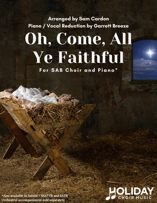 Book cover for Oh, Come, All Ye Faithful (SAB)