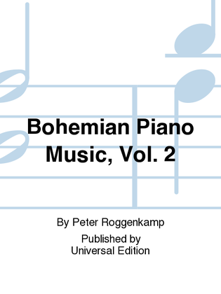 Book cover for Bohemian Piano Music, Vol. 2